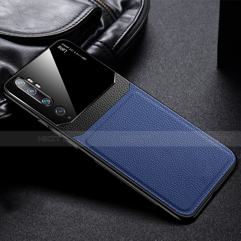 Silikon Hülle Handyhülle Ultra Dünn Schutzhülle Flexible 360 Grad Ganzkörper Tasche C01 für Xiaomi Mi Note 10 Blau