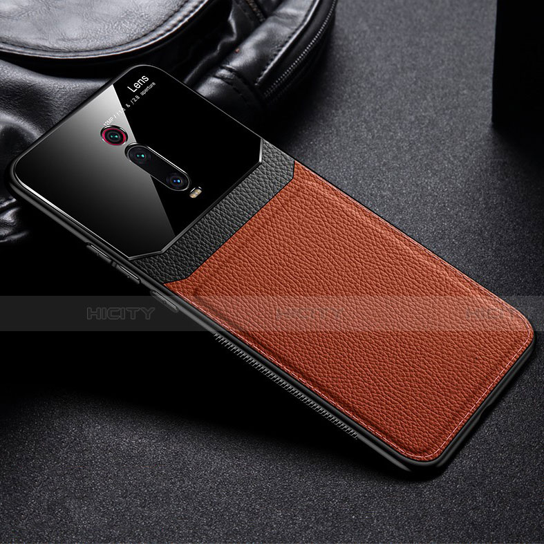 Silikon Hülle Handyhülle Ultra Dünn Schutzhülle Flexible 360 Grad Ganzkörper Tasche C01 für Xiaomi Redmi K20 Braun