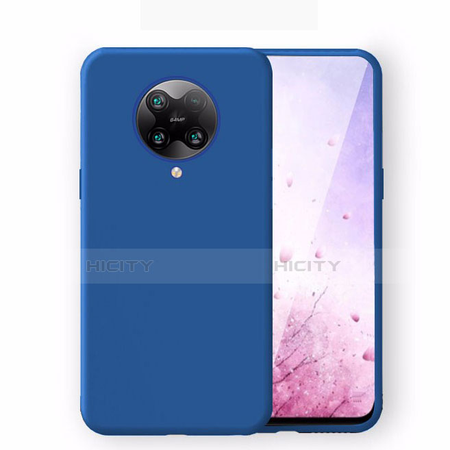 Silikon Hülle Handyhülle Ultra Dünn Schutzhülle Flexible 360 Grad Ganzkörper Tasche C01 für Xiaomi Redmi K30 Pro Zoom Blau