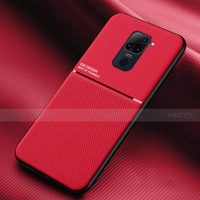 Silikon Hülle Handyhülle Ultra Dünn Schutzhülle Flexible 360 Grad Ganzkörper Tasche C01 für Xiaomi Redmi Note 9 Rot