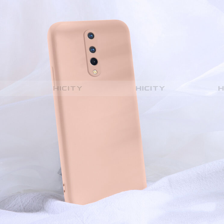 Silikon Hülle Handyhülle Ultra Dünn Schutzhülle Flexible 360 Grad Ganzkörper Tasche C02 für OnePlus 8 Rosa