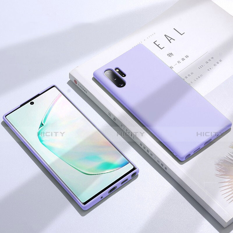 Silikon Hülle Handyhülle Ultra Dünn Schutzhülle Flexible 360 Grad Ganzkörper Tasche C02 für Samsung Galaxy Note 10 Plus groß