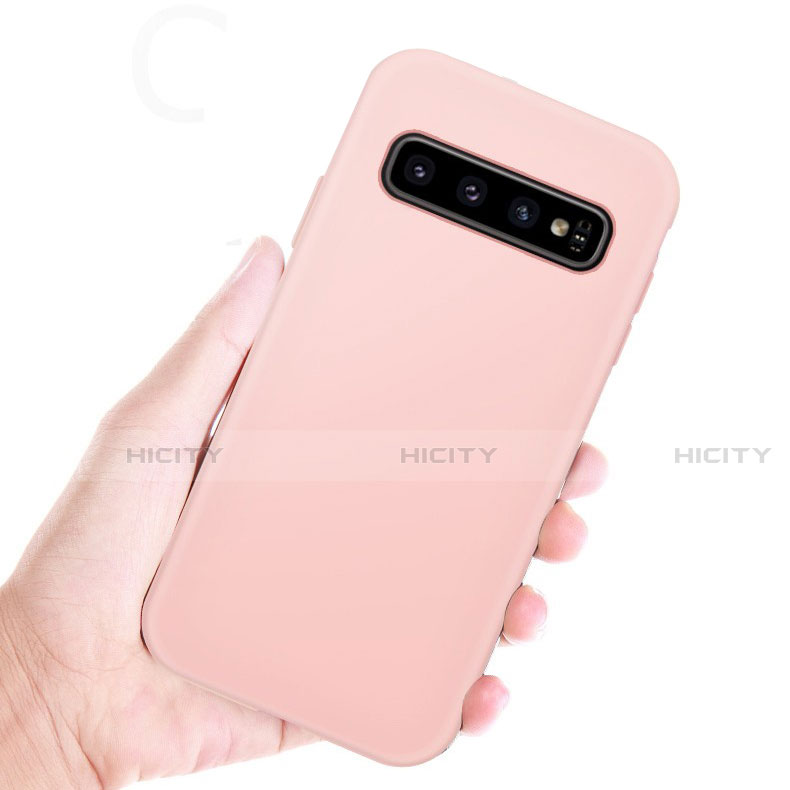 Silikon Hülle Handyhülle Ultra Dünn Schutzhülle Flexible 360 Grad Ganzkörper Tasche C02 für Samsung Galaxy S10 5G