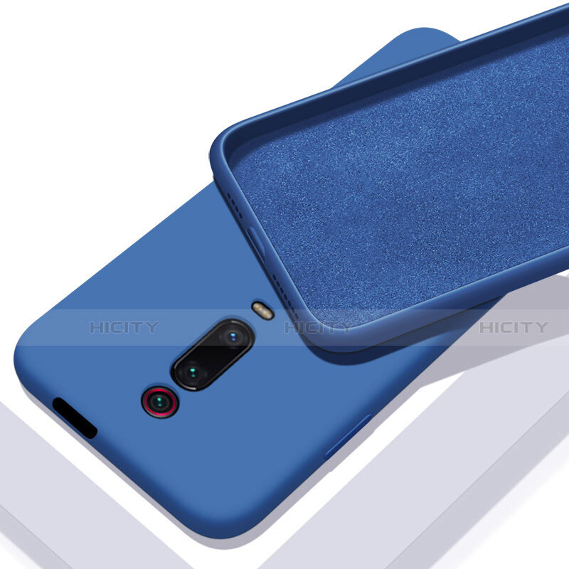 Silikon Hülle Handyhülle Ultra Dünn Schutzhülle Flexible 360 Grad Ganzkörper Tasche C02 für Xiaomi Mi 9T Blau