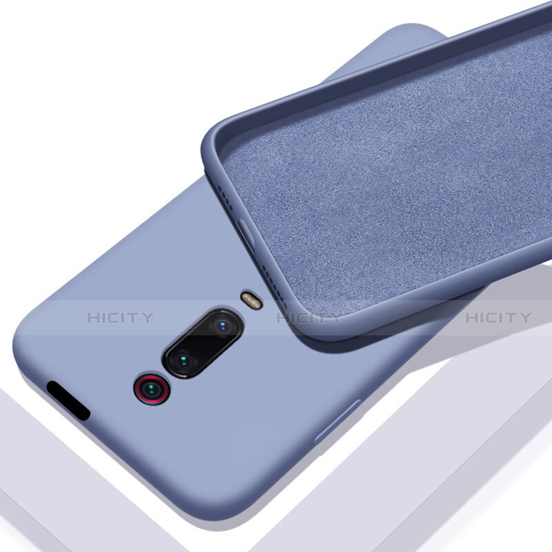 Silikon Hülle Handyhülle Ultra Dünn Schutzhülle Flexible 360 Grad Ganzkörper Tasche C02 für Xiaomi Mi 9T Pro Violett