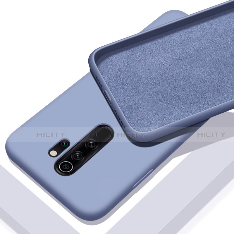 Silikon Hülle Handyhülle Ultra Dünn Schutzhülle Flexible 360 Grad Ganzkörper Tasche C02 für Xiaomi Redmi Note 8 Pro Violett