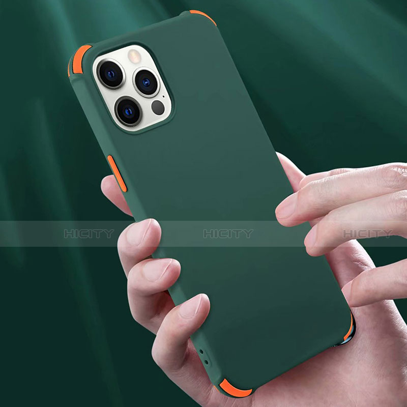 Silikon Hülle Handyhülle Ultra Dünn Schutzhülle Flexible 360 Grad Ganzkörper Tasche C03 für Apple iPhone 12 Pro