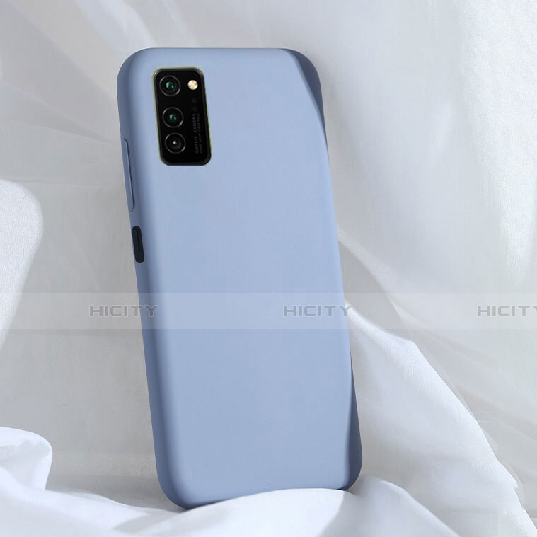 Silikon Hülle Handyhülle Ultra Dünn Schutzhülle Flexible 360 Grad Ganzkörper Tasche C03 für Huawei Honor V30 5G Grau Plus