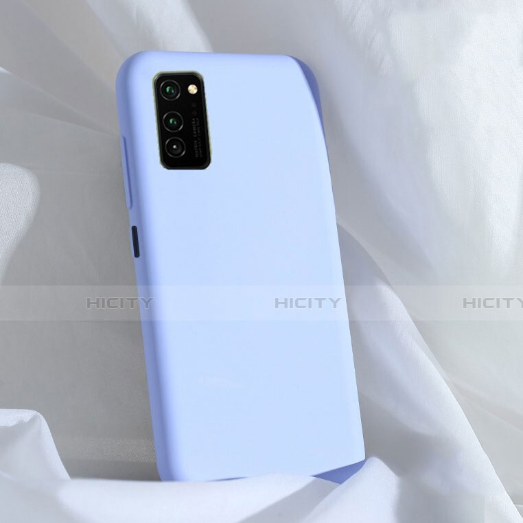 Silikon Hülle Handyhülle Ultra Dünn Schutzhülle Flexible 360 Grad Ganzkörper Tasche C03 für Huawei Honor View 30 Pro 5G Violett Plus