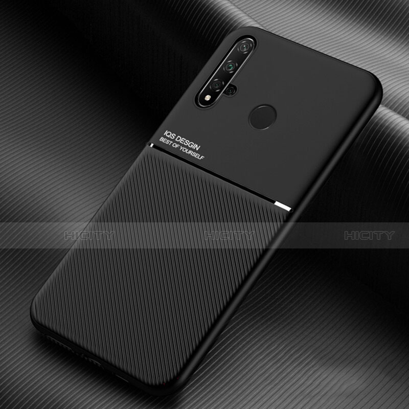 Silikon Hülle Handyhülle Ultra Dünn Schutzhülle Flexible 360 Grad Ganzkörper Tasche C03 für Huawei P20 Lite (2019) Schwarz