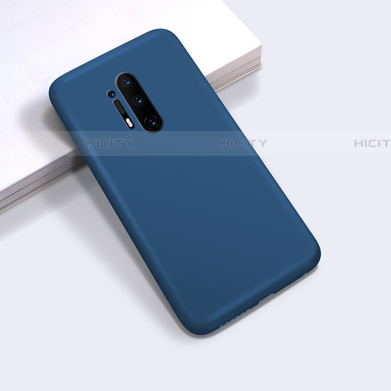 Silikon Hülle Handyhülle Ultra Dünn Schutzhülle Flexible 360 Grad Ganzkörper Tasche C03 für OnePlus 8 Pro Blau