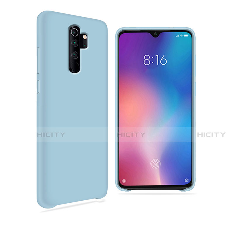 Silikon Hülle Handyhülle Ultra Dünn Schutzhülle Flexible 360 Grad Ganzkörper Tasche C03 für Xiaomi Redmi Note 8 Pro Hellblau Plus