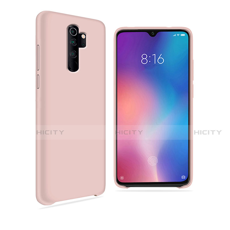 Silikon Hülle Handyhülle Ultra Dünn Schutzhülle Flexible 360 Grad Ganzkörper Tasche C03 für Xiaomi Redmi Note 8 Pro Rosa