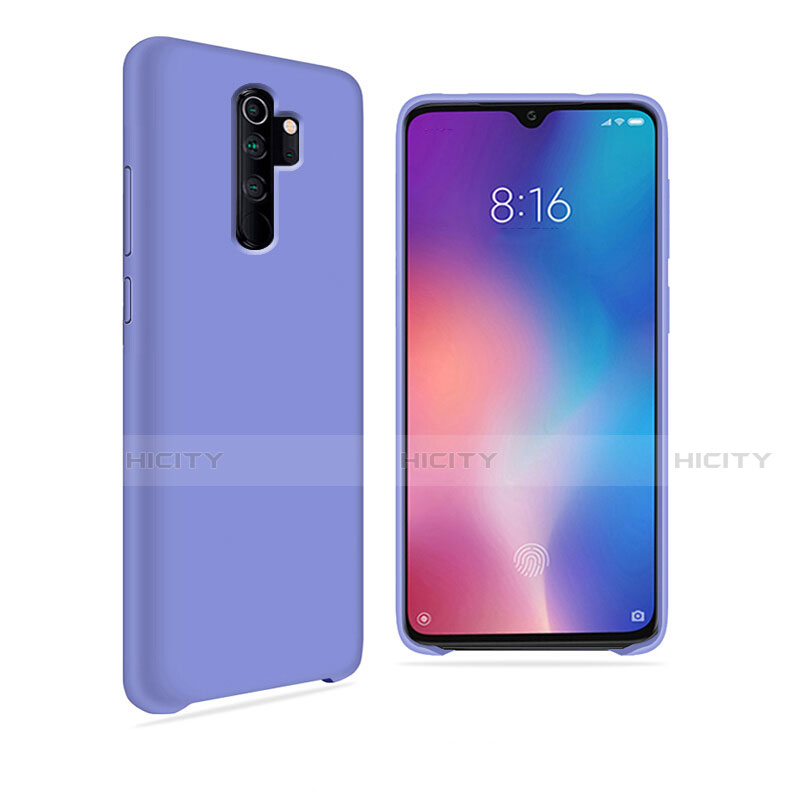 Silikon Hülle Handyhülle Ultra Dünn Schutzhülle Flexible 360 Grad Ganzkörper Tasche C03 für Xiaomi Redmi Note 8 Pro Violett