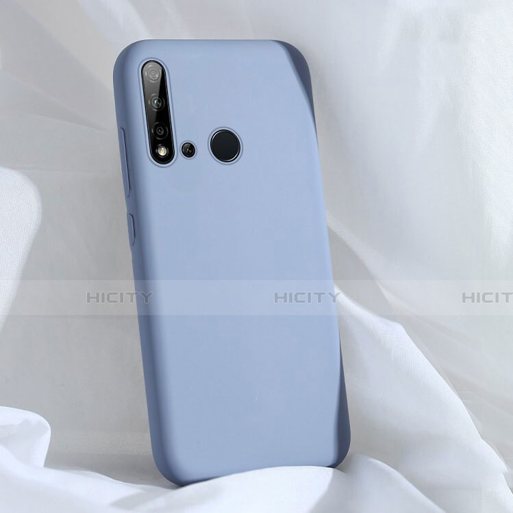 Silikon Hülle Handyhülle Ultra Dünn Schutzhülle Flexible 360 Grad Ganzkörper Tasche C04 für Huawei Nova 5i Grau