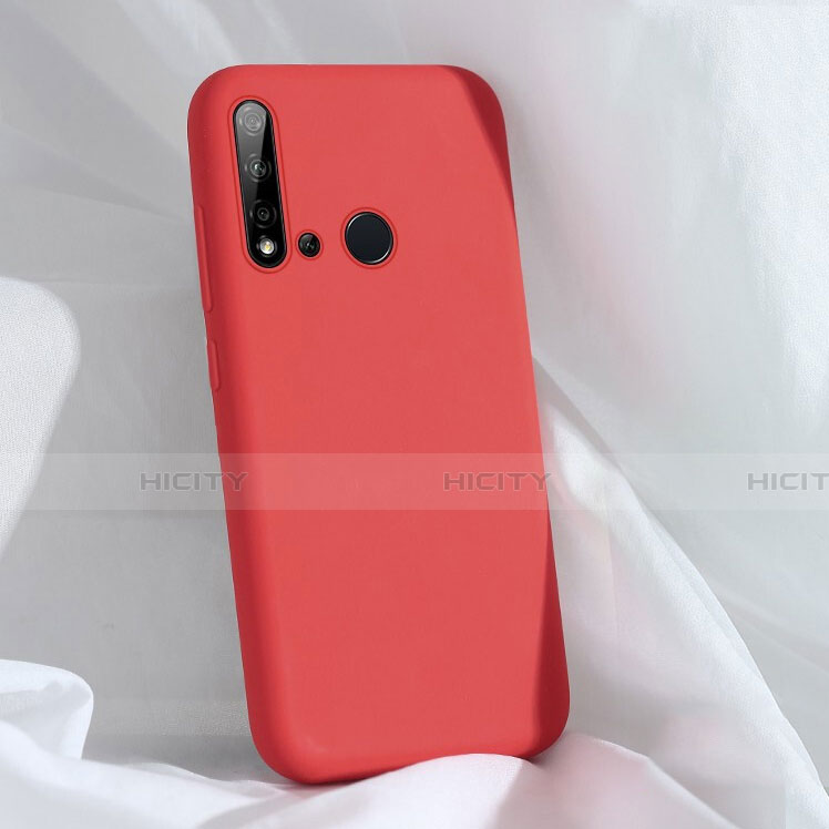 Silikon Hülle Handyhülle Ultra Dünn Schutzhülle Flexible 360 Grad Ganzkörper Tasche C04 für Huawei P20 Lite (2019) Rot