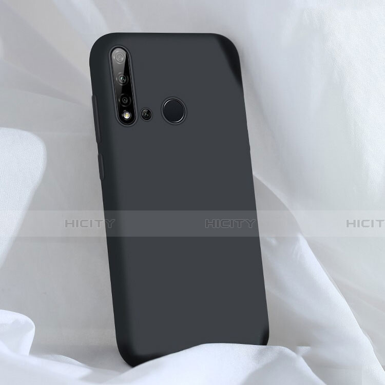 Silikon Hülle Handyhülle Ultra Dünn Schutzhülle Flexible 360 Grad Ganzkörper Tasche C04 für Huawei P20 Lite (2019) Schwarz