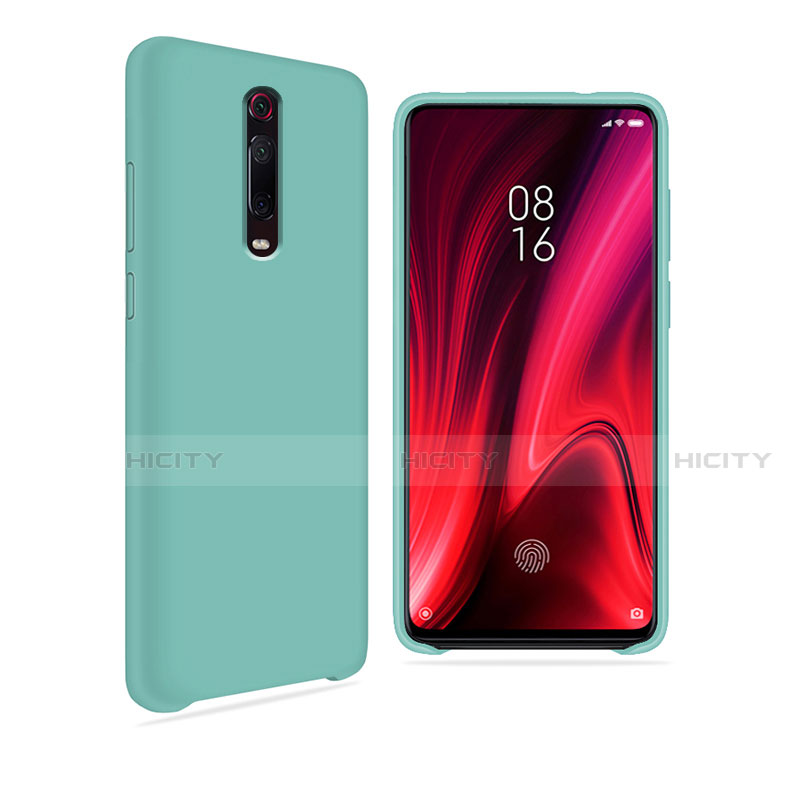 Silikon Hülle Handyhülle Ultra Dünn Schutzhülle Flexible 360 Grad Ganzkörper Tasche C04 für Xiaomi Mi 9T Cyan