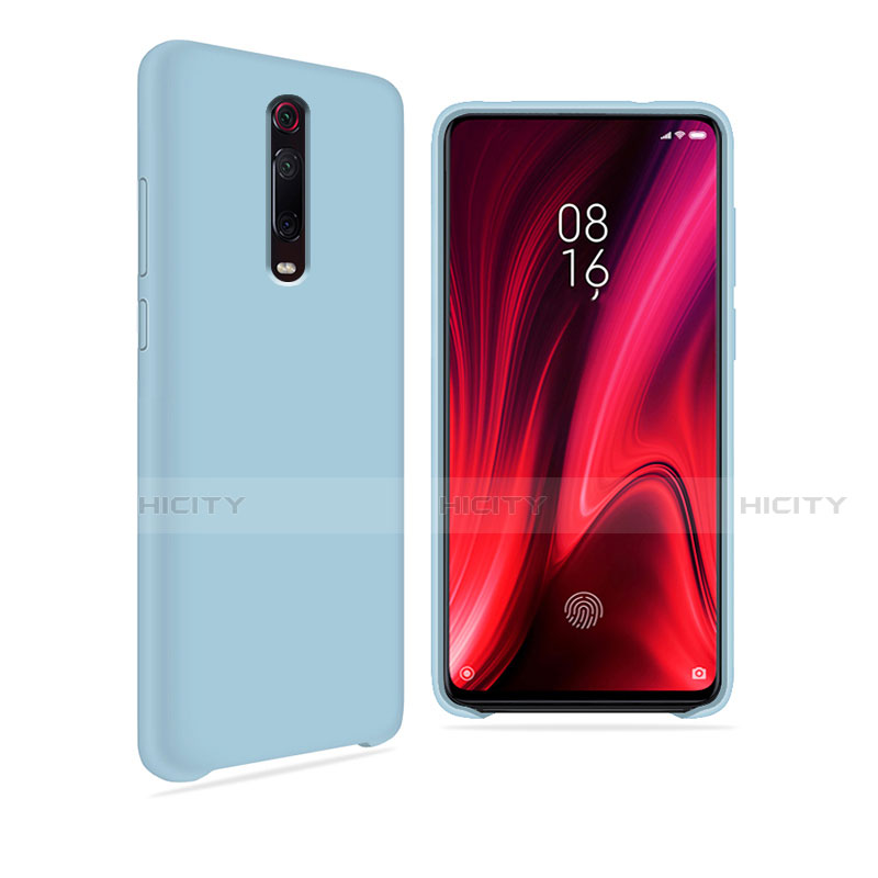 Silikon Hülle Handyhülle Ultra Dünn Schutzhülle Flexible 360 Grad Ganzkörper Tasche C04 für Xiaomi Redmi K20 Pro Hellblau