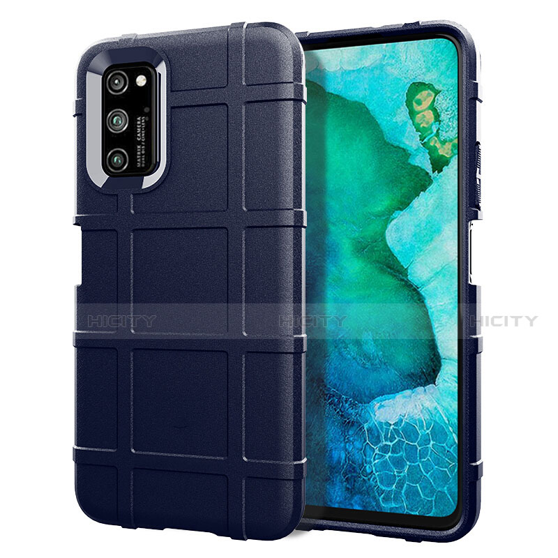 Silikon Hülle Handyhülle Ultra Dünn Schutzhülle Flexible 360 Grad Ganzkörper Tasche C05 für Huawei Honor View 30 5G Blau