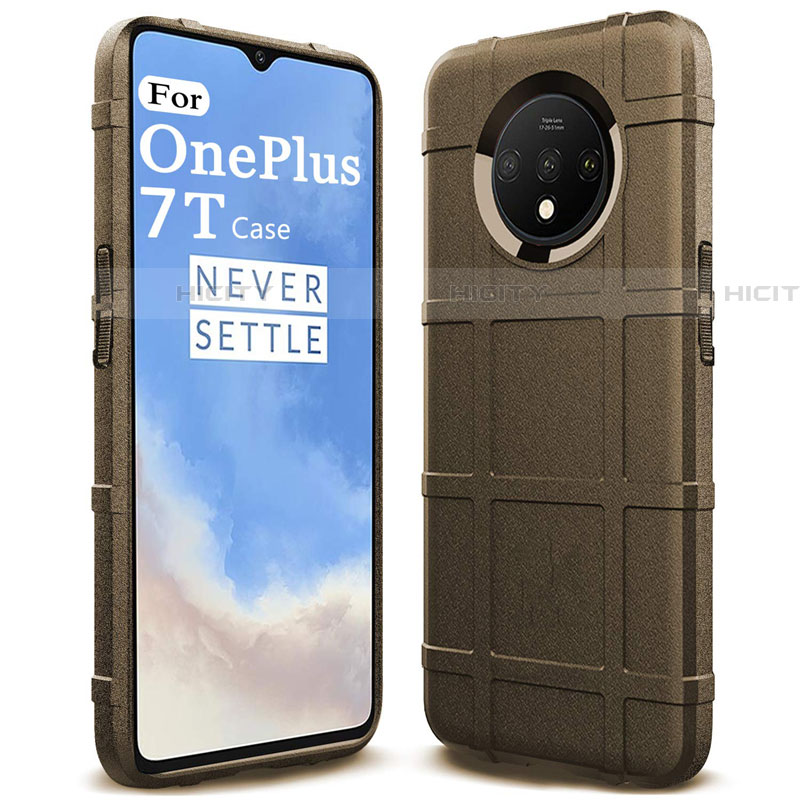 Silikon Hülle Handyhülle Ultra Dünn Schutzhülle Flexible 360 Grad Ganzkörper Tasche C05 für OnePlus 7T