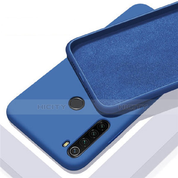 Silikon Hülle Handyhülle Ultra Dünn Schutzhülle Flexible 360 Grad Ganzkörper Tasche C05 für Xiaomi Redmi Note 8 (2021) Blau