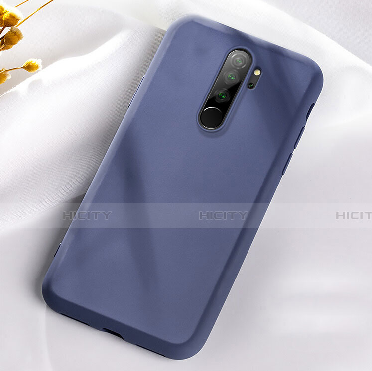 Silikon Hülle Handyhülle Ultra Dünn Schutzhülle Flexible 360 Grad Ganzkörper Tasche C05 für Xiaomi Redmi Note 8 Pro Blau