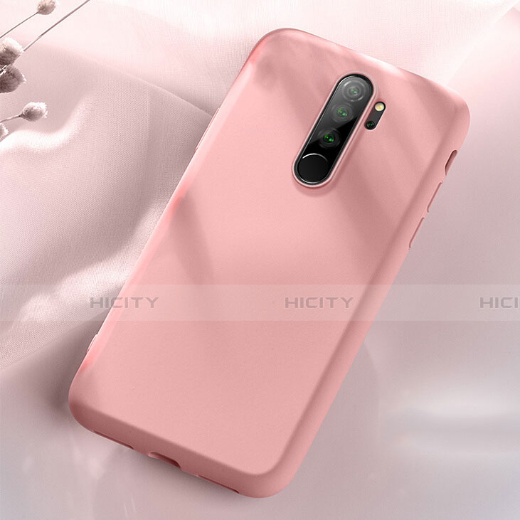 Silikon Hülle Handyhülle Ultra Dünn Schutzhülle Flexible 360 Grad Ganzkörper Tasche C05 für Xiaomi Redmi Note 8 Pro Rosa Plus