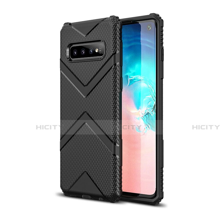 Silikon Hülle Handyhülle Ultra Dünn Schutzhülle Flexible 360 Grad Ganzkörper Tasche C06 für Samsung Galaxy S10