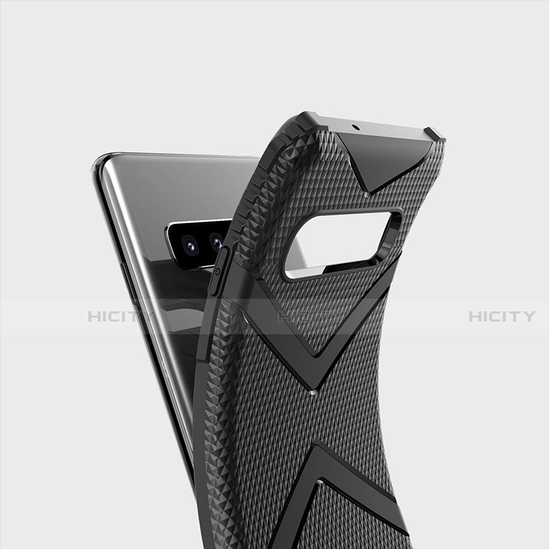 Silikon Hülle Handyhülle Ultra Dünn Schutzhülle Flexible 360 Grad Ganzkörper Tasche C06 für Samsung Galaxy S10 5G groß