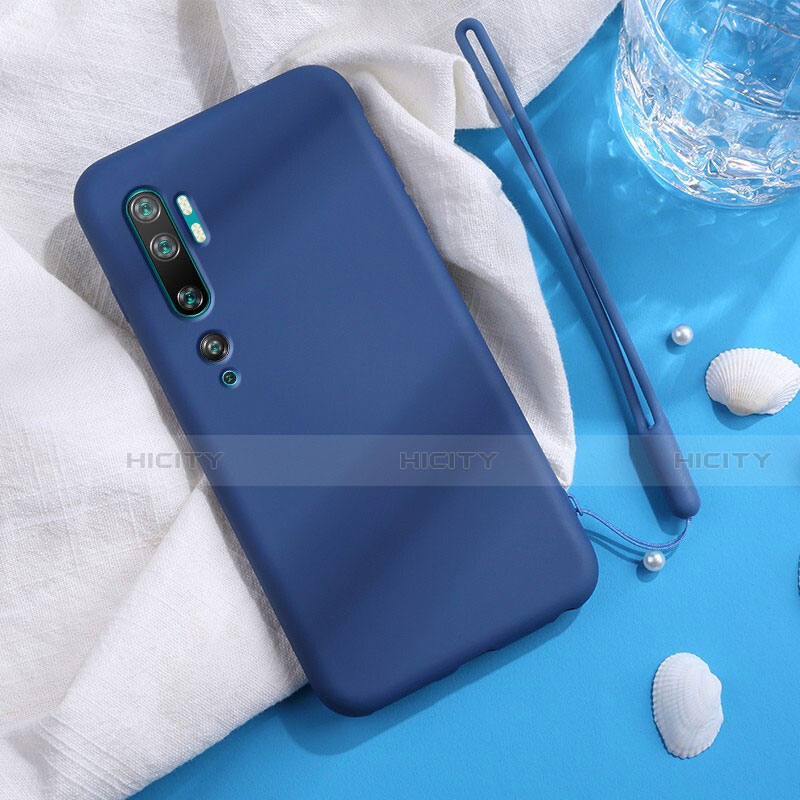 Silikon Hülle Handyhülle Ultra Dünn Schutzhülle Flexible 360 Grad Ganzkörper Tasche C06 für Xiaomi Mi Note 10