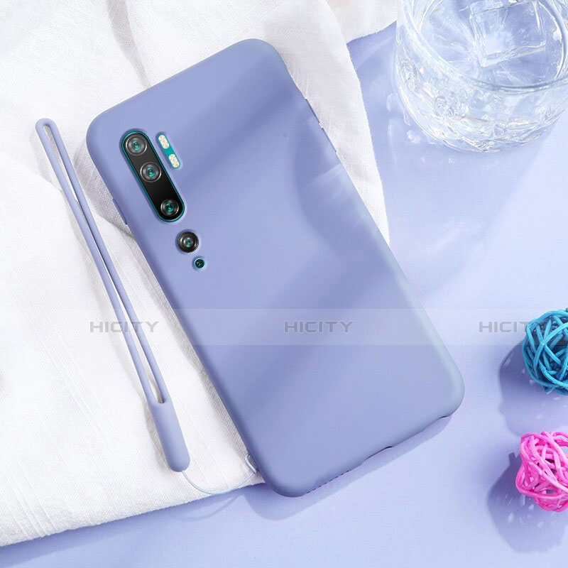 Silikon Hülle Handyhülle Ultra Dünn Schutzhülle Flexible 360 Grad Ganzkörper Tasche C06 für Xiaomi Mi Note 10