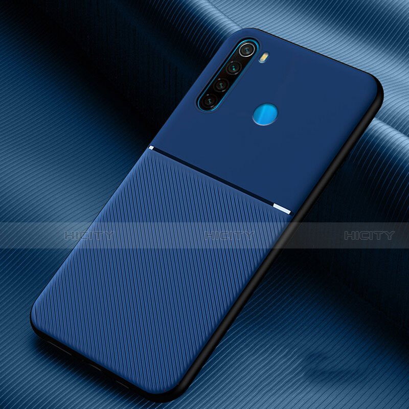 Silikon Hülle Handyhülle Ultra Dünn Schutzhülle Flexible 360 Grad Ganzkörper Tasche C06 für Xiaomi Redmi Note 8 (2021) Blau Plus