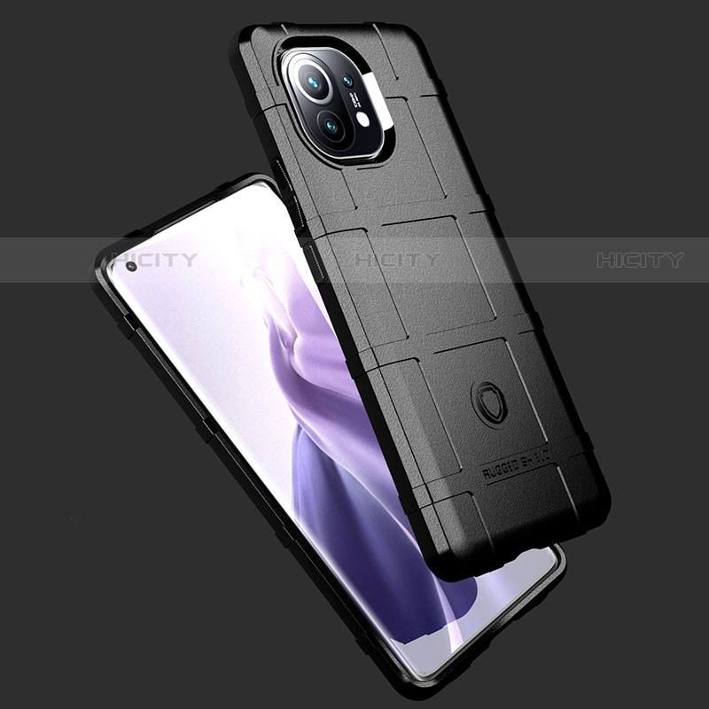 Silikon Hülle Handyhülle Ultra Dünn Schutzhülle Flexible 360 Grad Ganzkörper Tasche C07 für Xiaomi Mi 11 Lite 5G groß