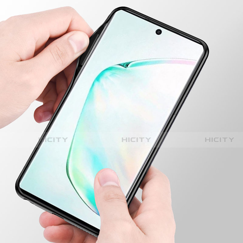 Silikon Hülle Handyhülle Ultra Dünn Schutzhülle Flexible Tasche C01 für Samsung Galaxy Note 10 Plus groß