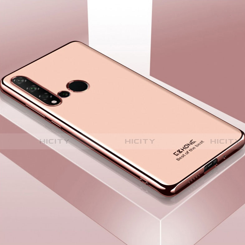 Silikon Hülle Handyhülle Ultra Dünn Schutzhülle Flexible Tasche C02 für Huawei Nova 5i Rosa