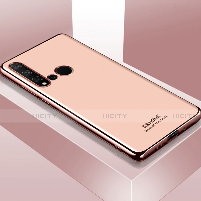 Silikon Hülle Handyhülle Ultra Dünn Schutzhülle Flexible Tasche C02 für Huawei P20 Lite (2019) Rosa