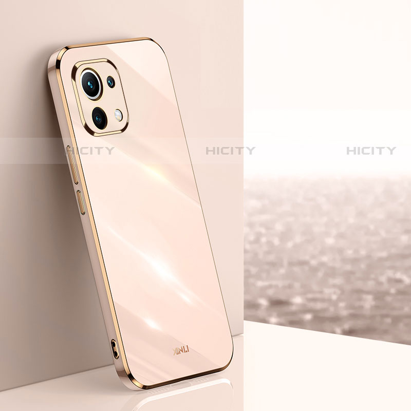 Silikon Hülle Handyhülle Ultra Dünn Schutzhülle Flexible Tasche C03 für Xiaomi Mi 11 Lite 4G Gold Plus