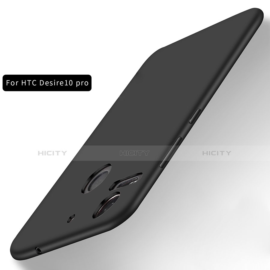 Silikon Hülle Handyhülle Ultra Dünn Schutzhülle für HTC Desire 10 Pro Schwarz