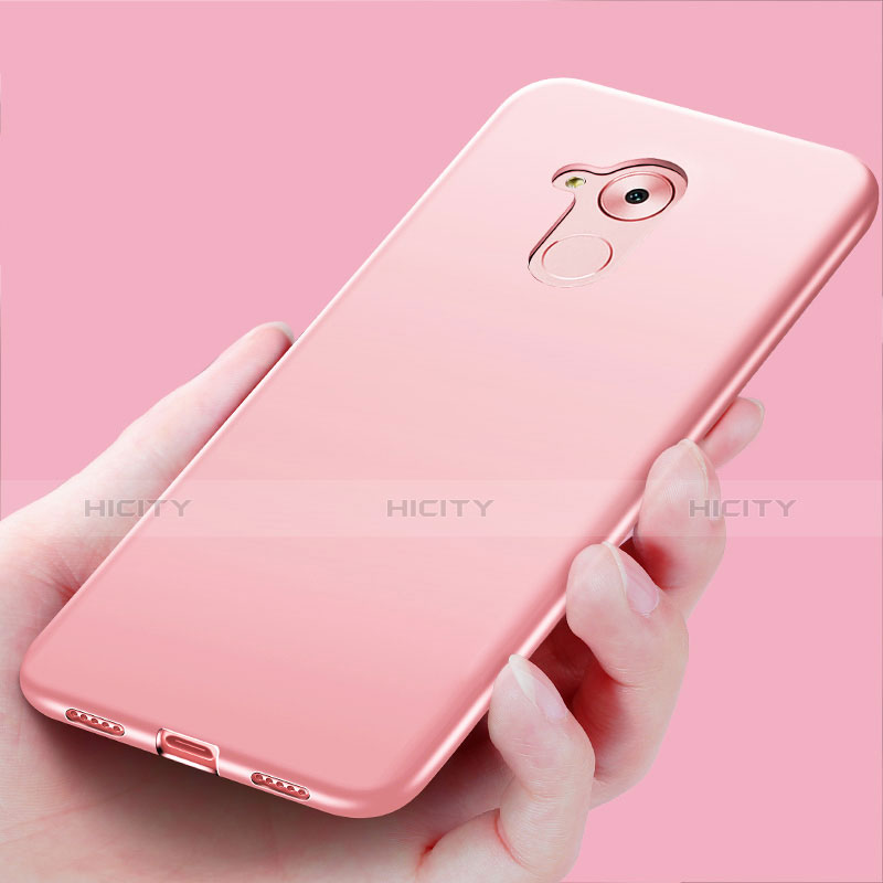 Silikon Hülle Handyhülle Ultra Dünn Schutzhülle für Huawei Enjoy 6S Rosa groß