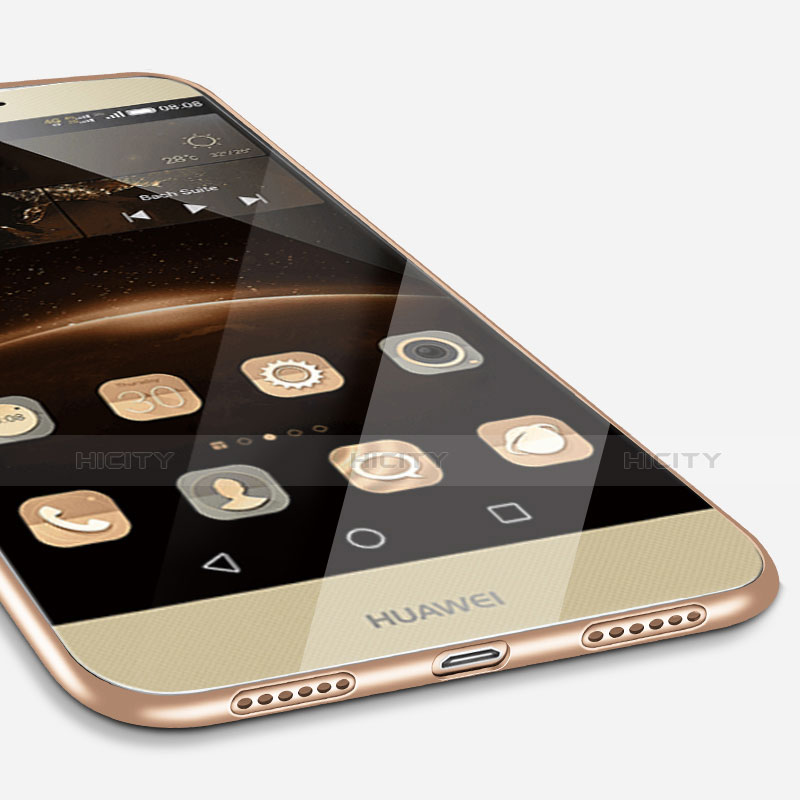 Silikon Hülle Handyhülle Ultra Dünn Schutzhülle für Huawei G8 Gold