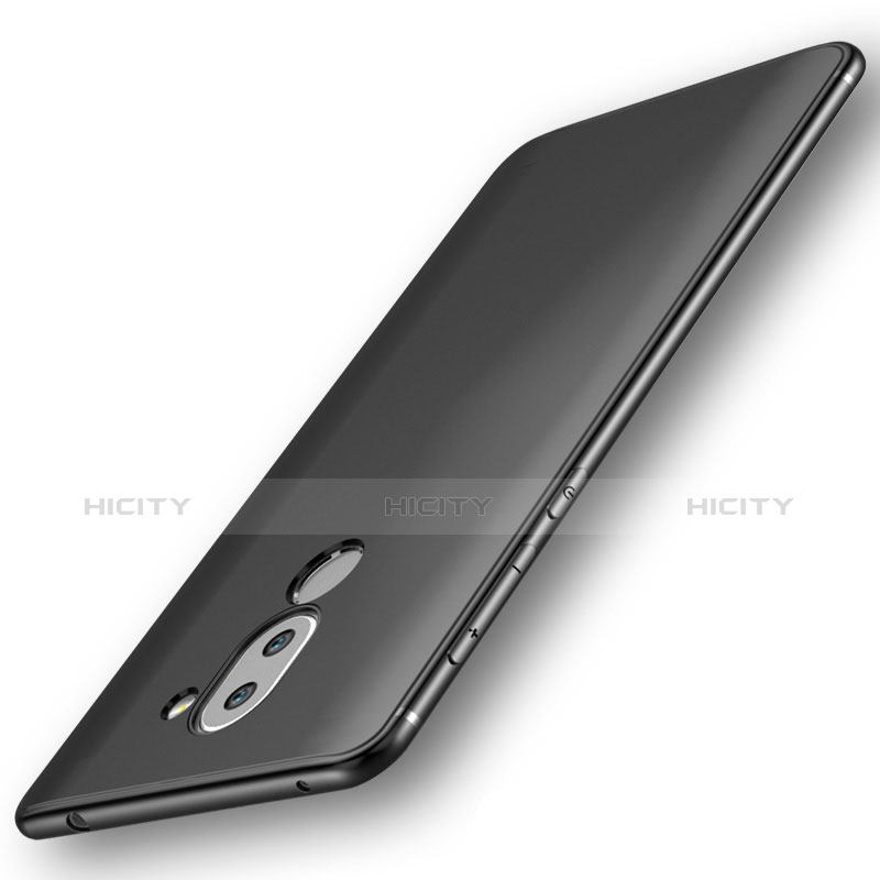 Silikon Hülle Handyhülle Ultra Dünn Schutzhülle für Huawei Honor 6X Pro Schwarz Plus