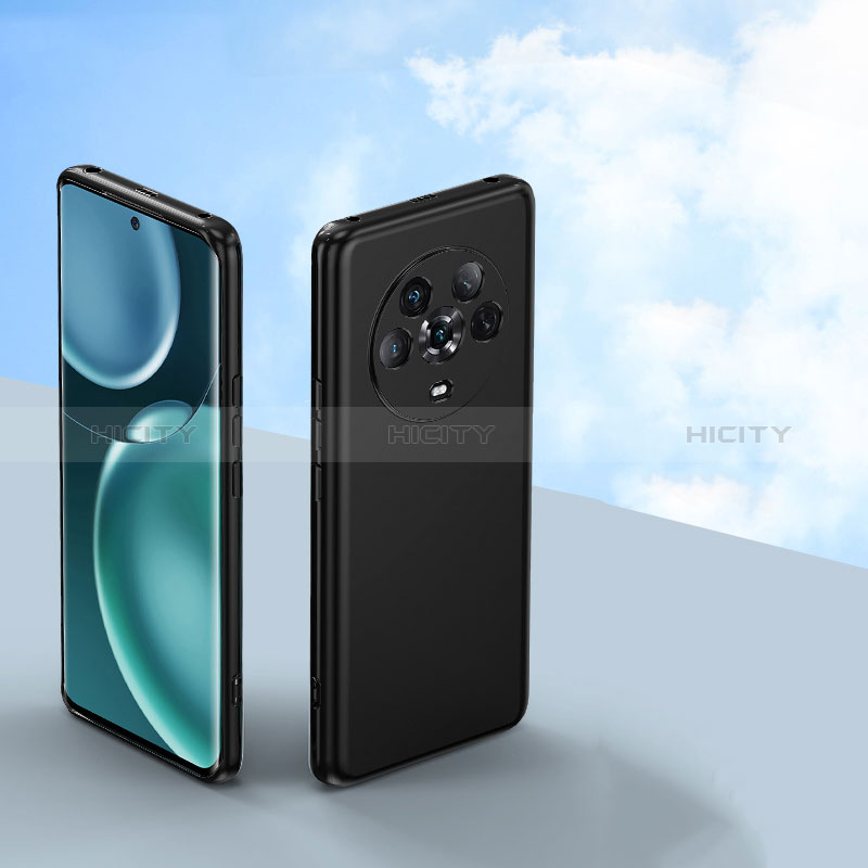 Silikon Hülle Handyhülle Ultra Dünn Schutzhülle für Huawei Honor Magic4 5G Schwarz