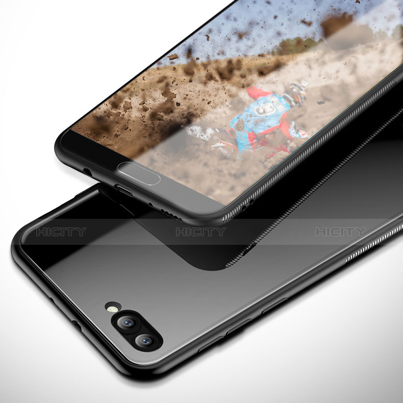 Silikon Hülle Handyhülle Ultra Dünn Schutzhülle für Huawei Honor V10 Schwarz