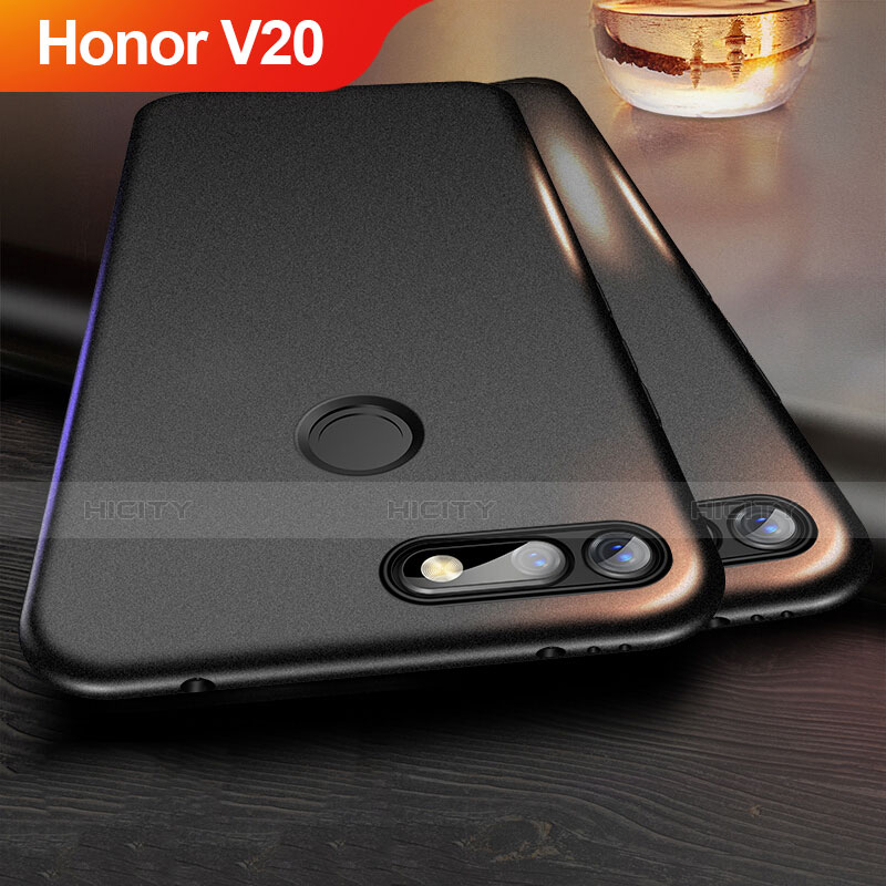 Silikon Hülle Handyhülle Ultra Dünn Schutzhülle für Huawei Honor V20 Schwarz