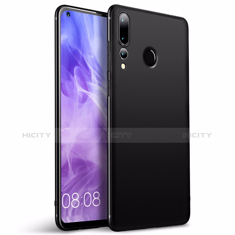 Silikon Hülle Handyhülle Ultra Dünn Schutzhülle für Huawei Nova 4 Schwarz