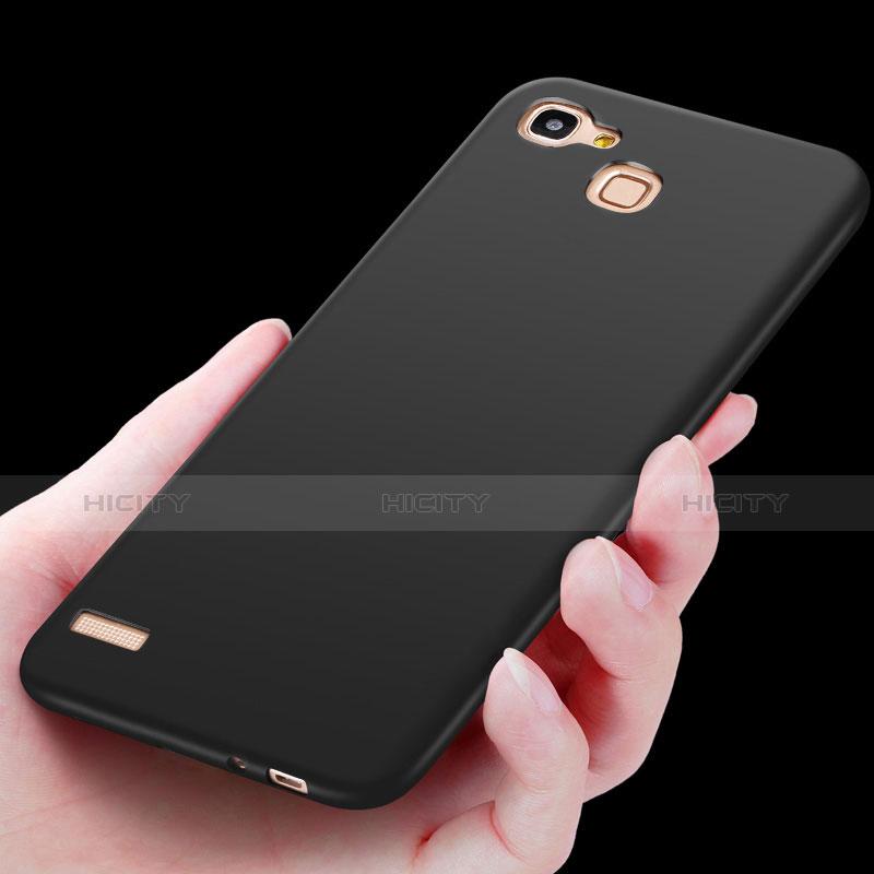 Silikon Hülle Handyhülle Ultra Dünn Schutzhülle für Huawei P8 Lite Smart Schwarz