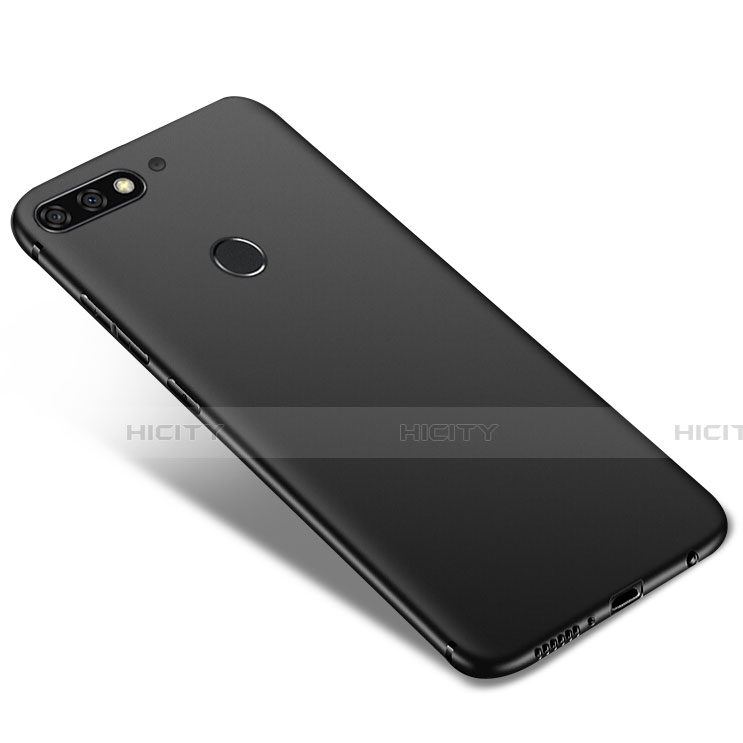 Silikon Hülle Handyhülle Ultra Dünn Schutzhülle für Huawei Y6 (2018) Schwarz