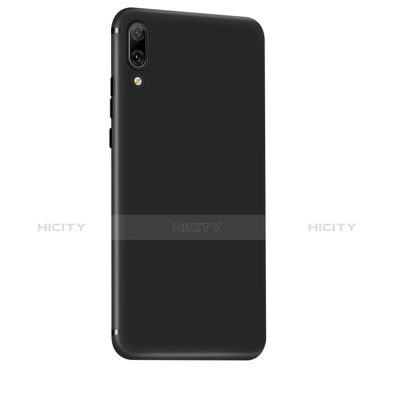 Silikon Hülle Handyhülle Ultra Dünn Schutzhülle für Huawei Y7 Pro (2019) Schwarz