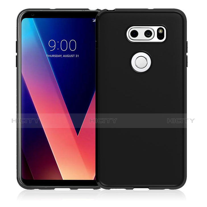 Silikon Hülle Handyhülle Ultra Dünn Schutzhülle für LG V30 Schwarz